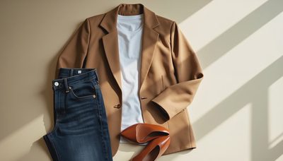 The Easiest Way to Make Flats, Jeans, and a Simple Top Look Intentional