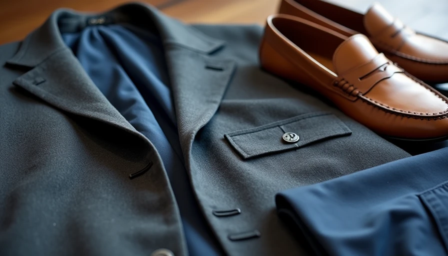 Premium camel blazer, tailored trousers and leather loafers - worth splurging on
