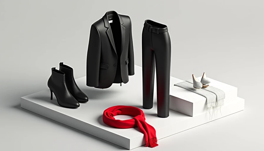 Visual context for how to create versatile monochrome outfits for busy weekdays