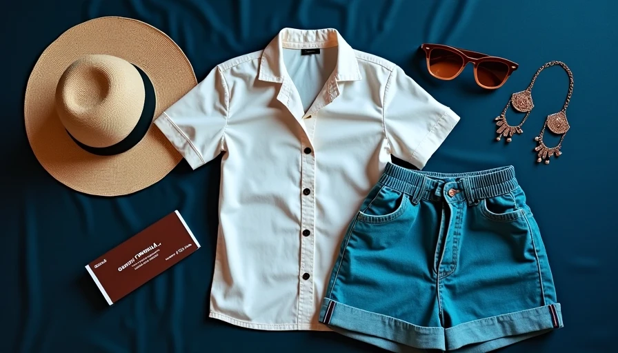 Visual context for summer outfit formulas for humid southern weather