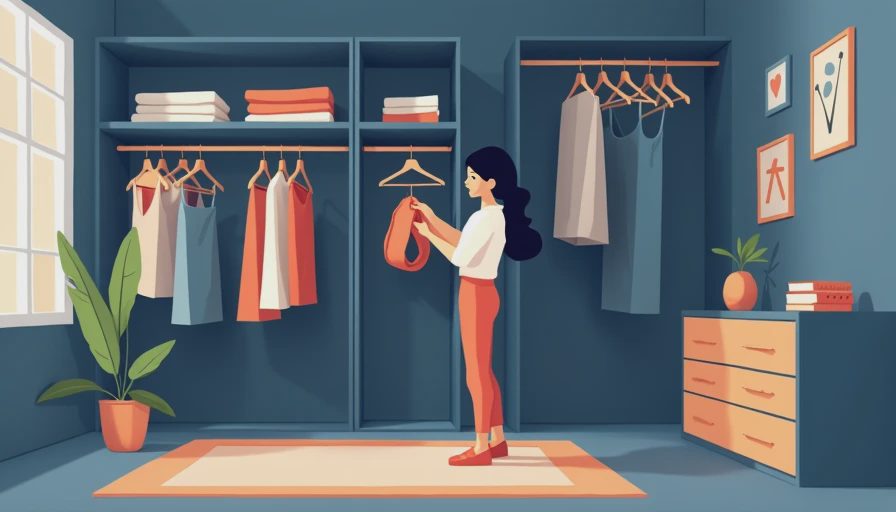 Visual context for how to edit your closet for body changes in your 30s
