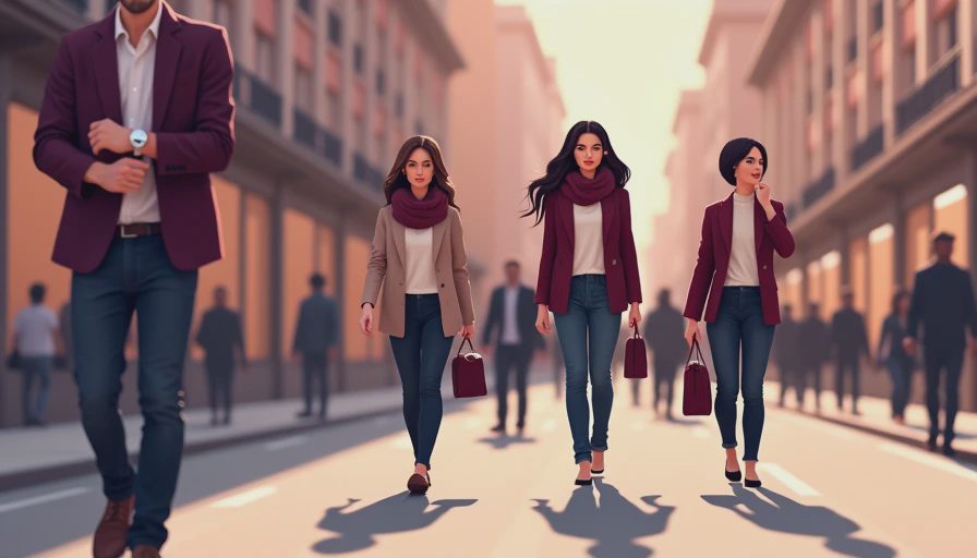 Visual context for accessories that instantly upgrade basic outfits for busy days